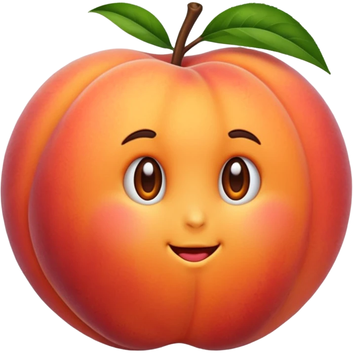 Peach emoji