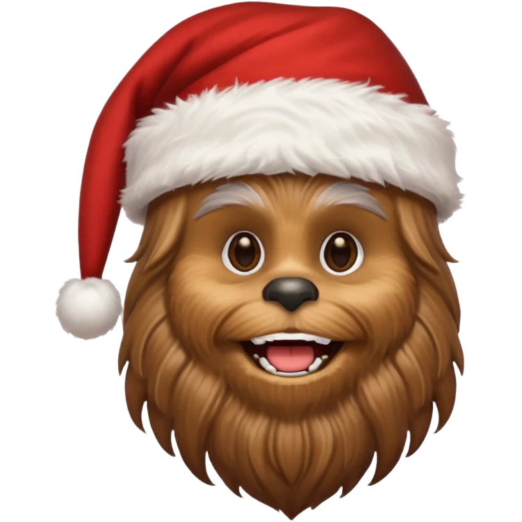 chewbacca santa emoji