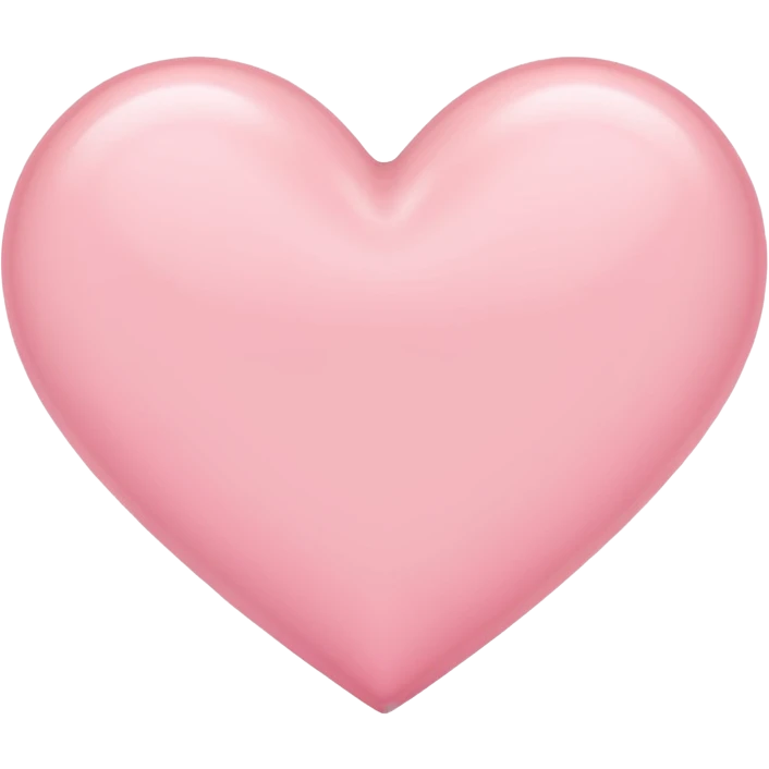 light pink heart  emoji
