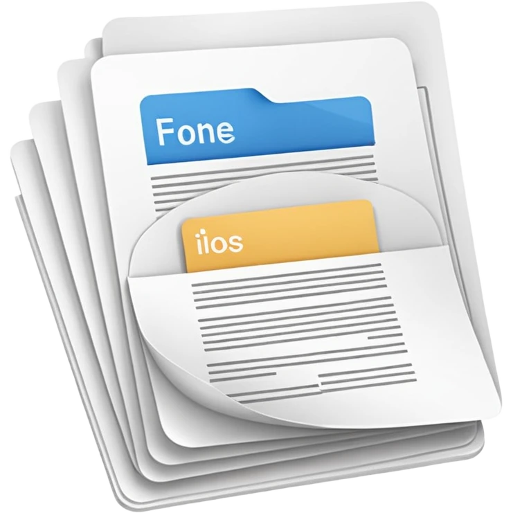 three document files fanned out emoji
