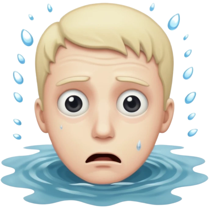 man drowning emoji