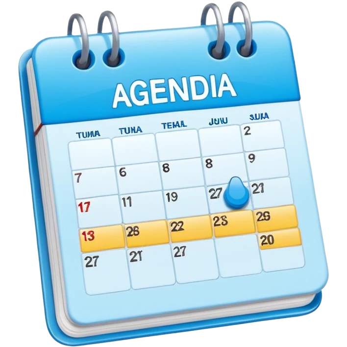 crie um emoji de uma agenda digital, tipo google calendar emoji