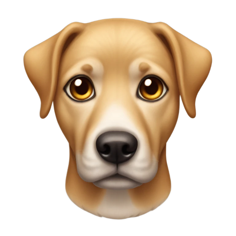 Perrito con anteojos emoji