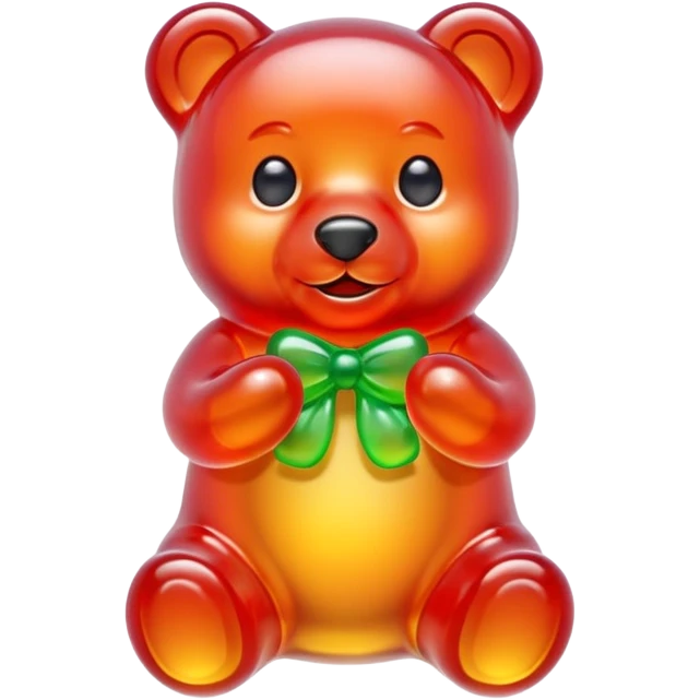 gomita de osito de colores emoji