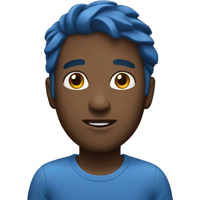 Blue version emoji