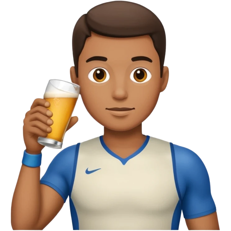 sportman drink emoji