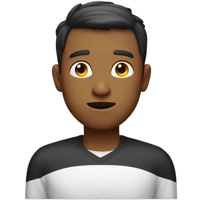 guy apologizing  emoji