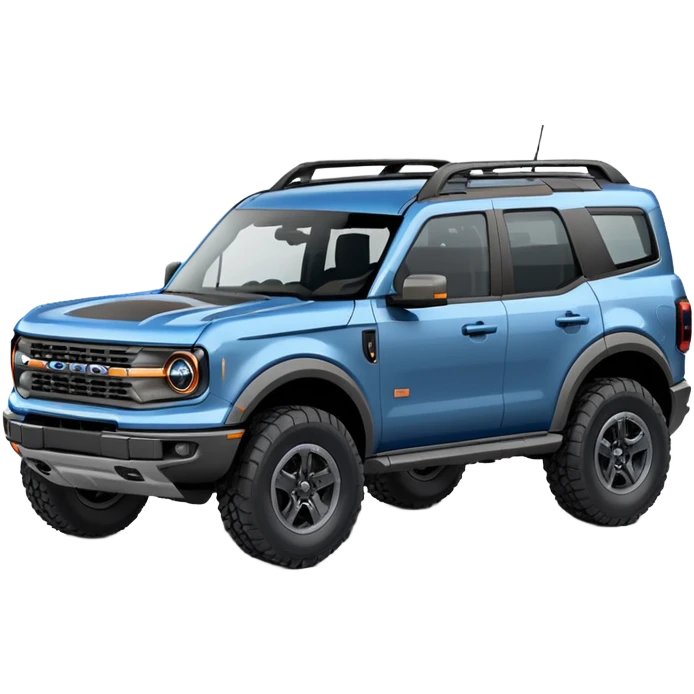 grey blue Ford bronco sport emoji