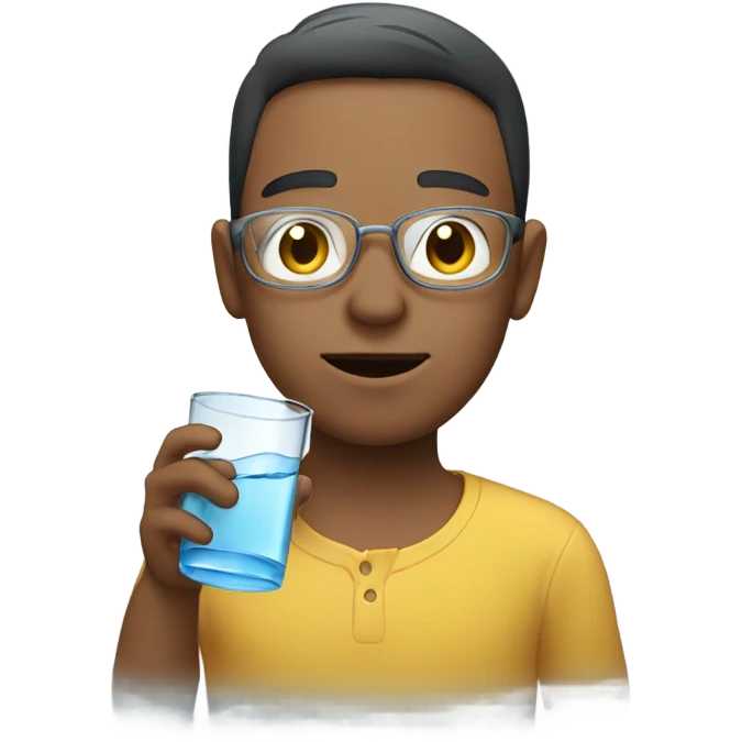 Drinking water emoji