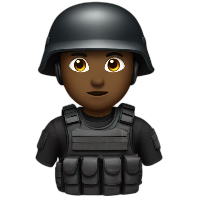 swat agent emoji