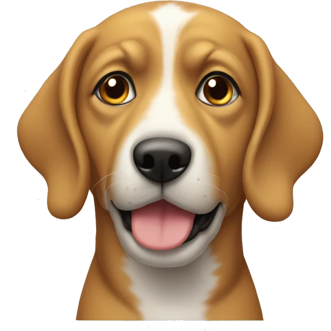 gözlüklü köpek emoji