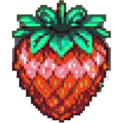 neon sign strawberry glowing effect emoji
