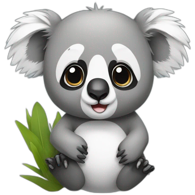 Koala câlin panda emoji