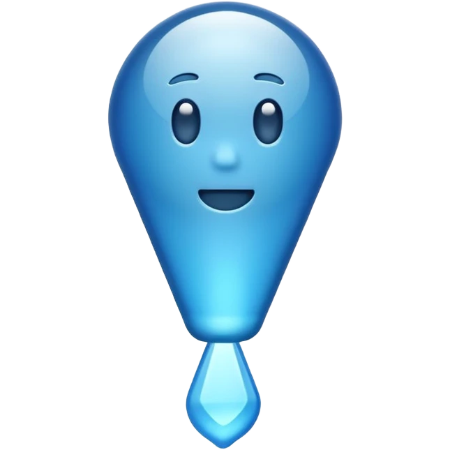 Blue Exclamation mark emoji