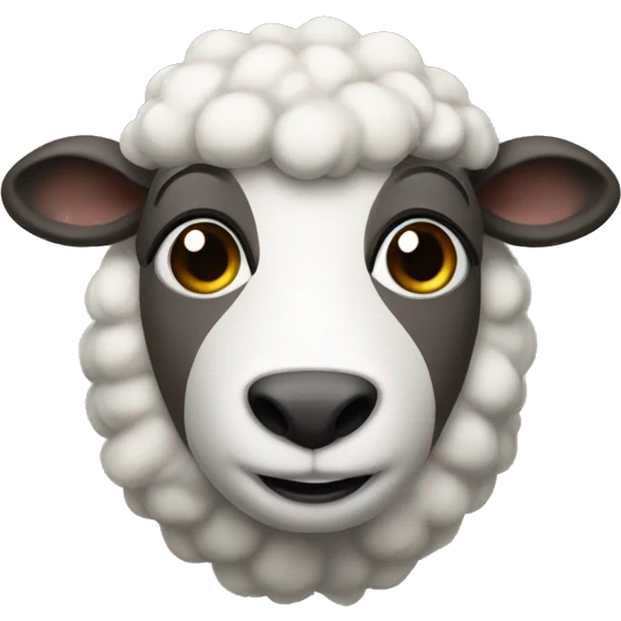 Goochelend schaap  emoji
