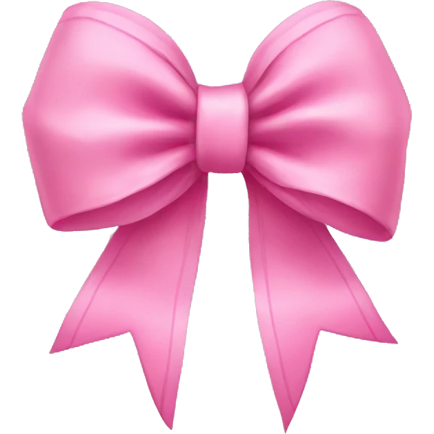 pink bow emoji