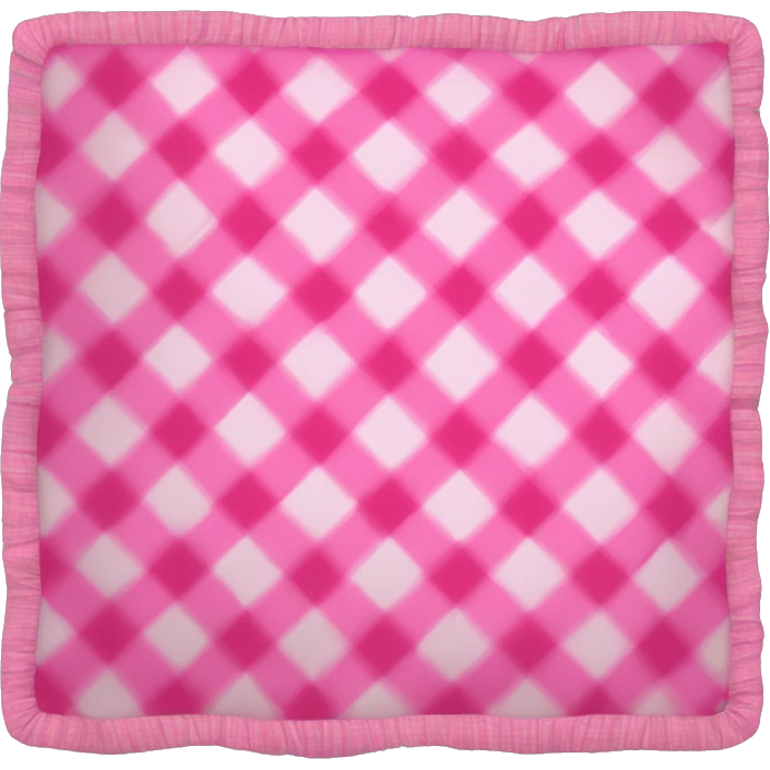 pink plaid blanket emoji