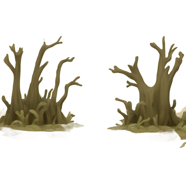 Beige swamp emoji