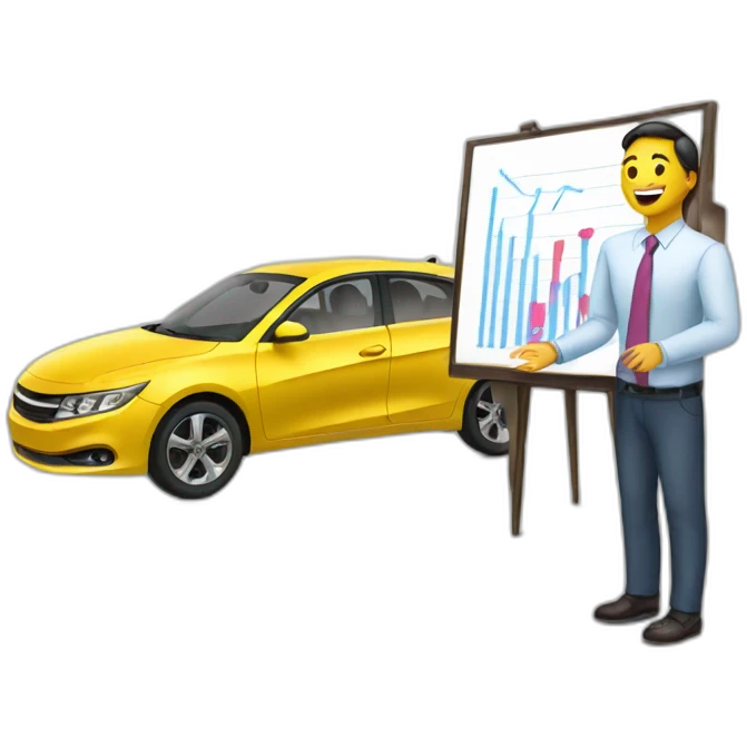 sales with presentation emoji