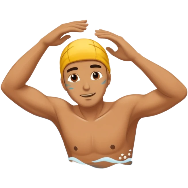 Man swimming emoji