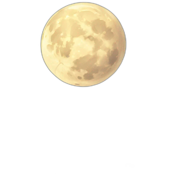 Magical moon emoji