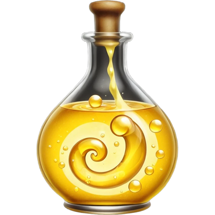 yellow potion and thunder emoji