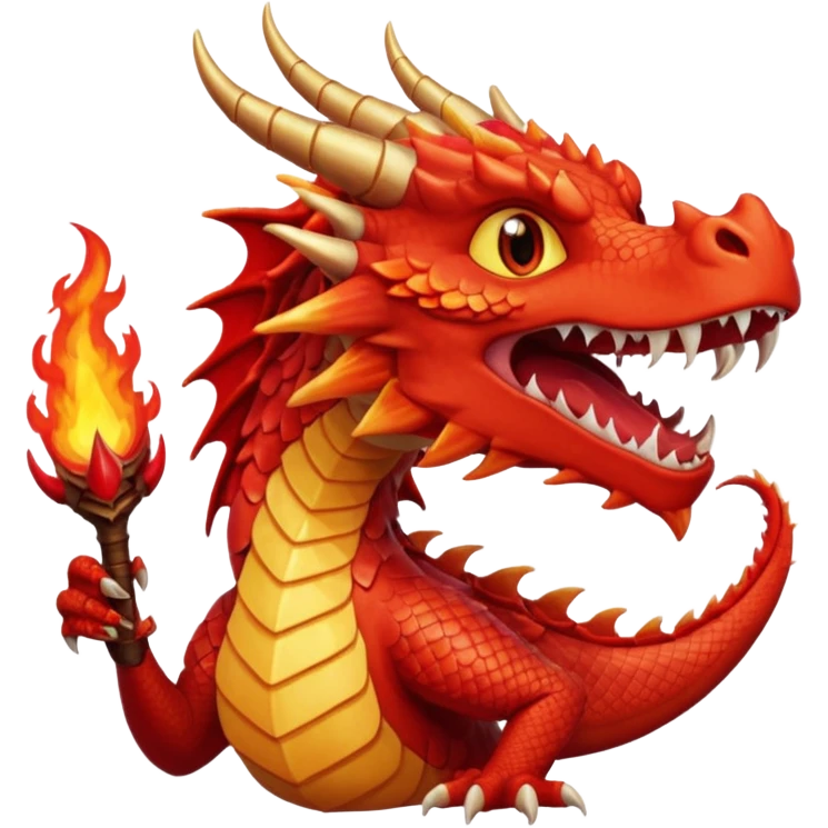 dragon rouge emoji