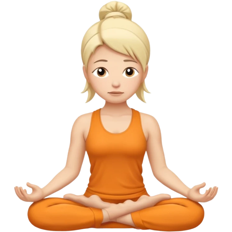 Maître yoga qui pleure emoji