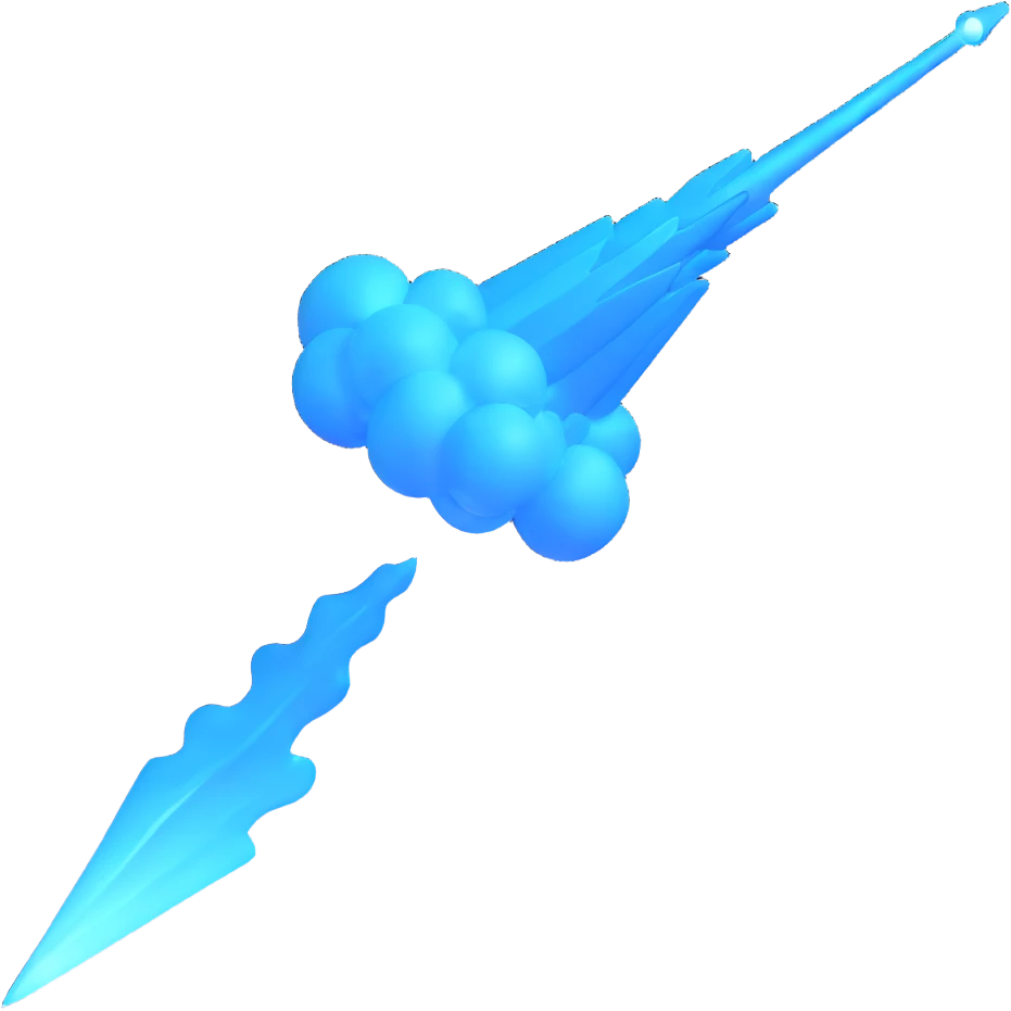 glowing blue comet emoji