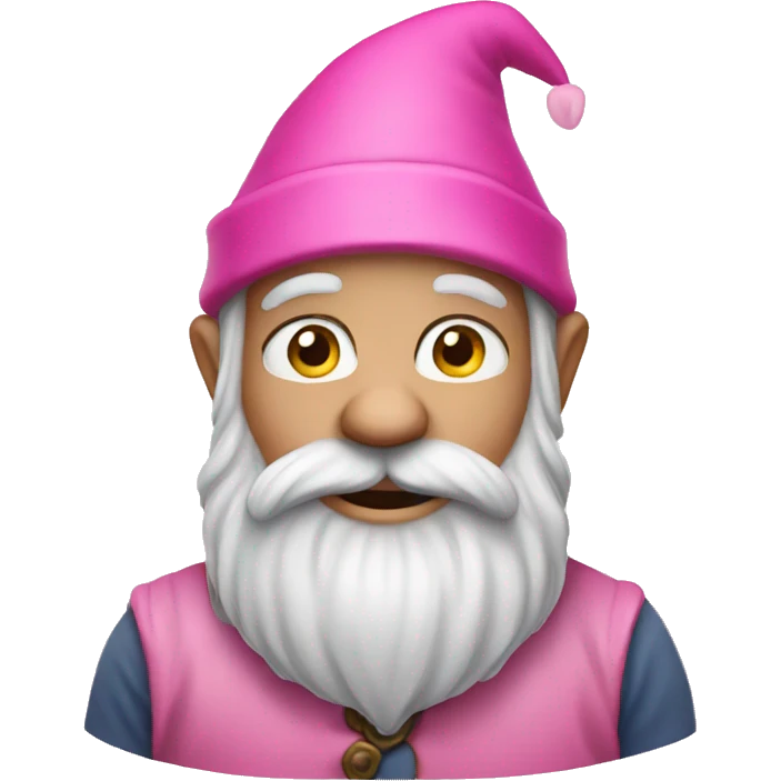 Pink gnome emoji
