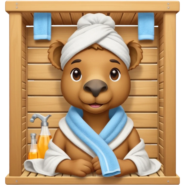 Camel in sauna emoji