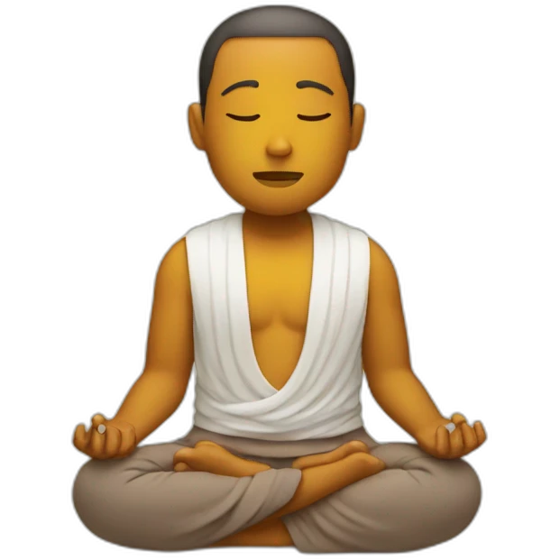 meditation emoji