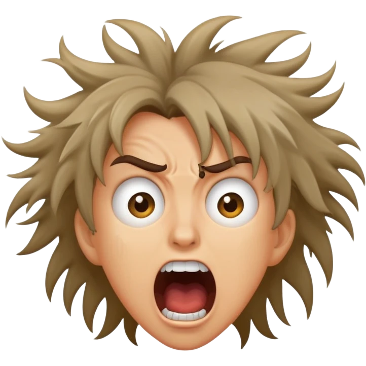 going crazy emoji