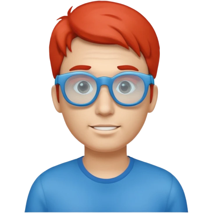 man with 3d glasses emoji