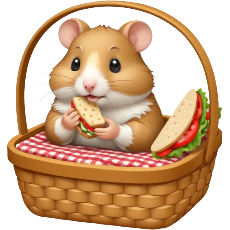 hamster go picnic emoji