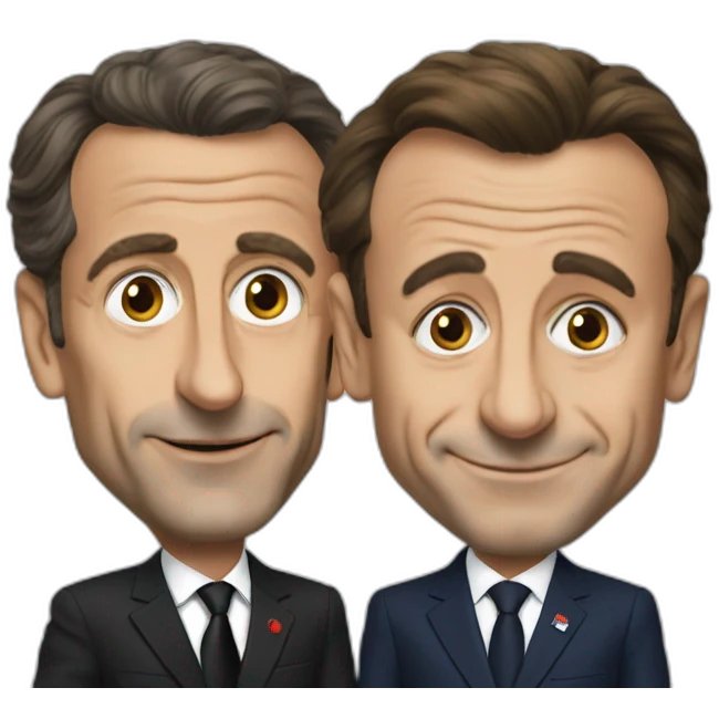 Sarkozy Macron emoji