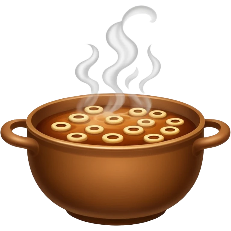 plain brown stock in bowl emoji