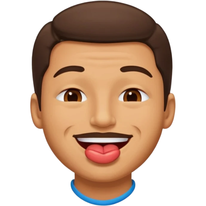 Hombre se les hace agua la boca emoji