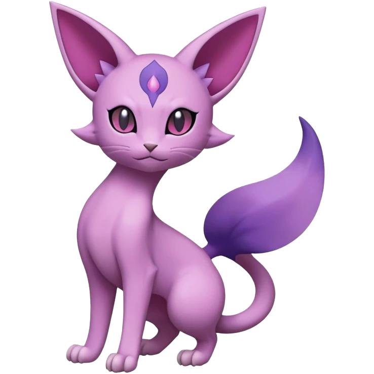Purrloin-Espeon-Skitty-Pokémon-Fakémon-hybrid-creature (full body) emoji