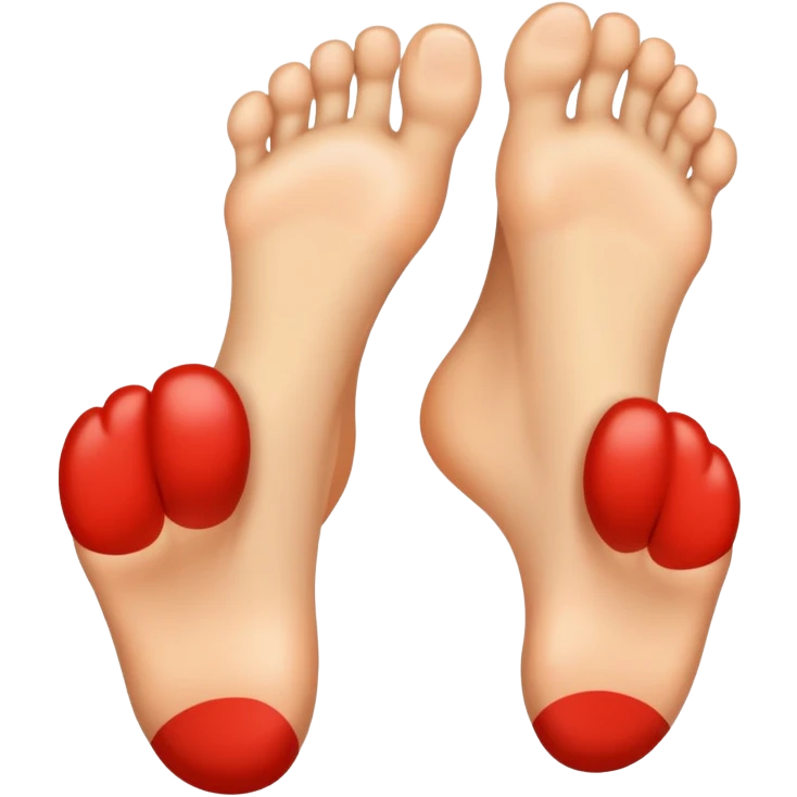 feet kicked up emoji