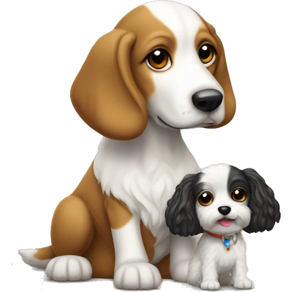 cigueña blanca boland con un cachorro en el pico emoji