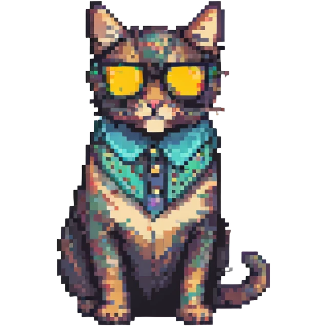 Cat wearing sunglasses emoji