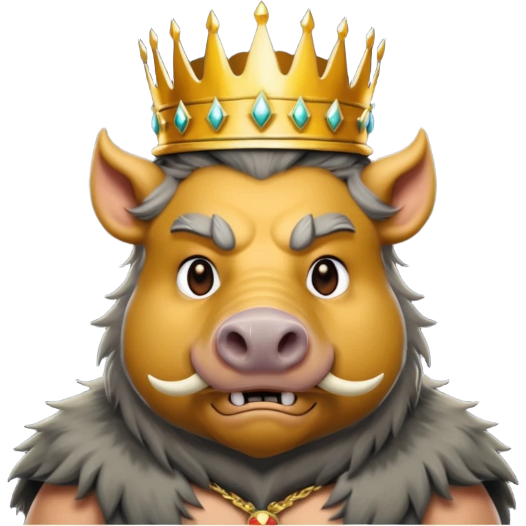 boar King  emoji