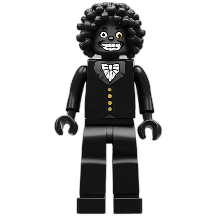 Lego gollywog minifigure emoji