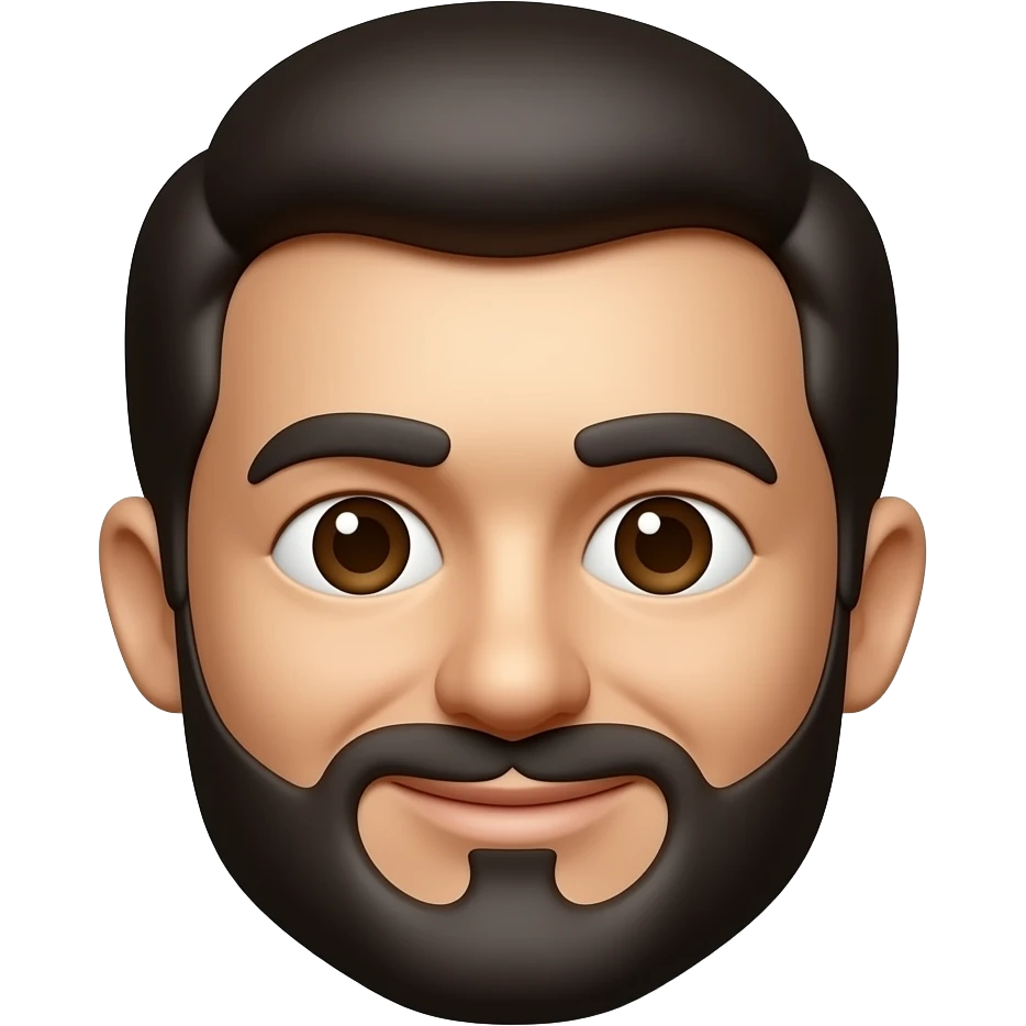 An illustrative 3D emoji portrait of Masoud Pezeshkian emoji