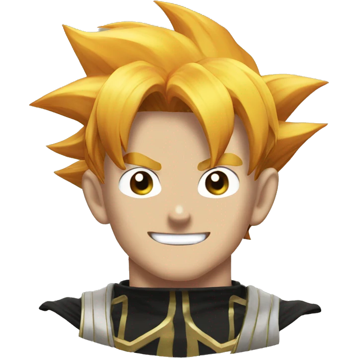Goku dressed as escanor  emoji