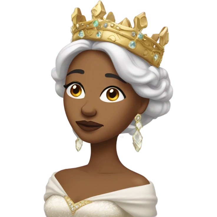 Queen sleeping emoji