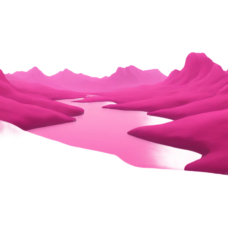 pink landscape emoji