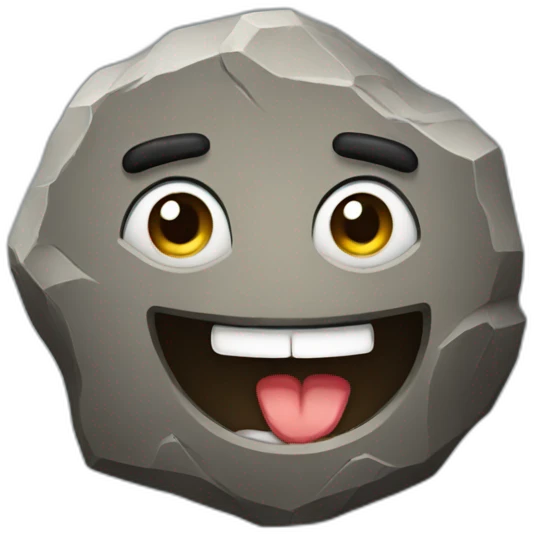 Rock emoji