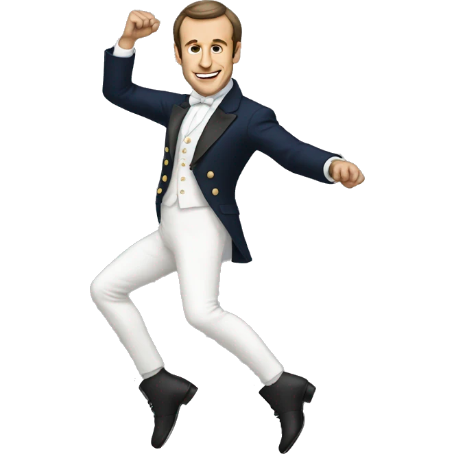 Macron danse emoji